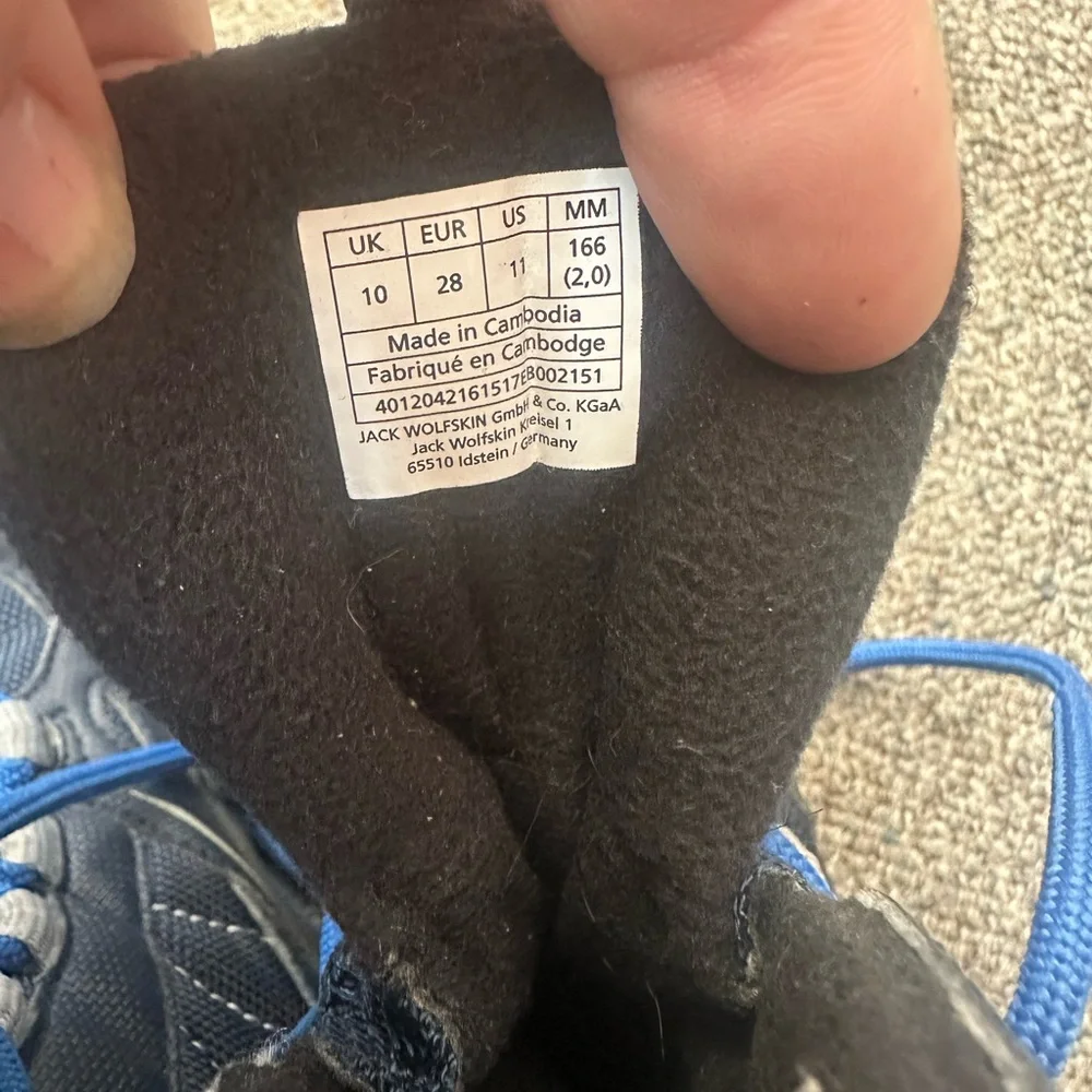 Jack Wolfskin‎ Kids' Blue and Black Boots